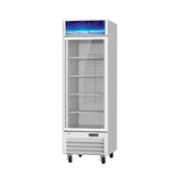 Hakka Brothers 23 CuFt. 1 Glass Door Freezer (Swing), White, Energy Star Rated