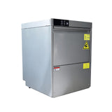 Hakka Bros Commercial Undercounter Dishwasher - High Temp Sanitizing, ETL & NSF Certified, 30 Racks/Hr, Stainless Steel Dishwashing Machine with Rinse Pump