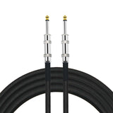 10 Feet Professional Guitar Instrument Cable with black PVC jacket