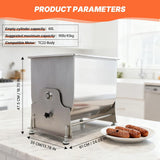 Hakka 45L/90lb Capacity Tilt Tank Manual Meat Mixers