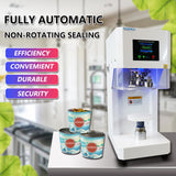 Hakka Fully Automatic Can Sealing Machine, Cup Sealer with 40-100mm Caliber Height 40-190mm Seal A Variety of Lids for Milk Tea Shops, Bakeries