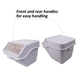 Clivia restaurant bulk food storage bin with scoop
