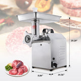Hakka Electric Meat Grinder, 300W, 176 lbs/h Stainless Steel Food Mincer