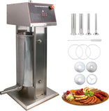 Hakka 30L/66lb Electric Sausage Stuffer Machine, Stainless Steel Sausage Filling Machine with 4 Stuffing Tubes