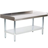 Hakka 30"x48" 商用不锈钢设备架,带底架,NSF 认证