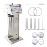 (Official refurbishment)Hakka Commercial 30LB Stainless Steel Electric Sausage Stuffer and Vertical Sausage Maker
