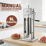 Hakka 5L/11LB Sausage Stuffer with Spanish Churro Meat Filler Maker Machine