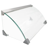 EasyRose Hot Dog Roller Machine Cover, Glass Sneeze Guard for 7 Roller Hot Dog Grill Cooker Machine, Clear