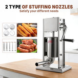 Hakka 3L/7LB Sausage Stuffer with Spanish Churro Meat Filler Maker Machine