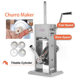Hakka 15 Lb/7L 2 Speed Vertical stainless sausage stuffer(Official Refurbishment)