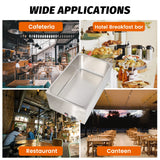EasyRose 20" x 12" 全尺寸电动台面食物保温器 - 120V,1200W(官方翻新)