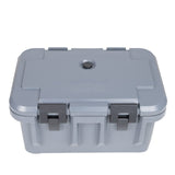 Clivia 29L Insulated Food Pan Carrier, Stackable and Loader, Suit for Restaurant, Canteen, Outdoor Banquets, Black