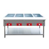 EasyRose 蒸汽餐桌食物保温自助餐 4 盘蒸锅 2000W 餐厅 Bain Marie