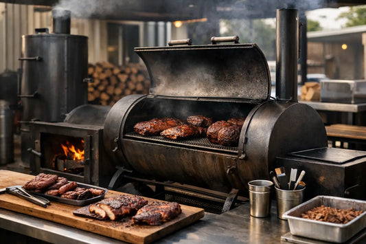 BBQ Restaurant Smoker Setup Example