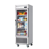 Hakka Brothers 1 Glass Door 23 cu. ft. Stainless Refrigerator, Bottom-Mount Compressor
