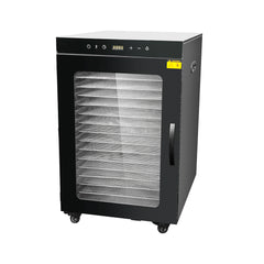 Morgangastro 16-Tray Food Dehydrator, 1450W, 86°F-194°F, 24H Timer, for Jerky, Fruits, Meat & Herbs