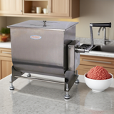 Hakka Commercial 60lbs 30L Meat Mixer Stainless Steel Tilt Tank Sausage Mixer