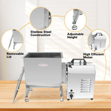 Hakka Electric 60Pound/30 Liter Commercial Tank Meat Mixer Machine with Motor