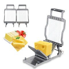 Hakka Cheese Slicer Stainless Steel Wire Cheese Cutter Butter Cutting 3/4" 3/8"