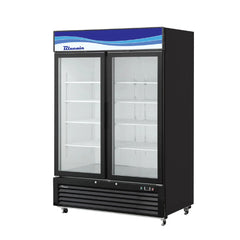 Hakka Brothers 49 CuFt. 2 Glass Doors Freezer (Swing), R-290 Refrigerant