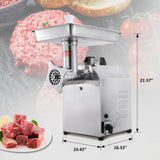 Hakka Electric Meat Grinder, 550W, 350 lbs/h Stainless Steel Food Mincer