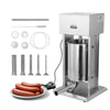 Morgangastro 12L/25lb Electric Sausage Stuffer, 200W 304 Stainless Steel Meat Filling Machine with 5 Tubes