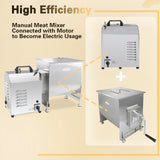 Hakka Electric 60Pound/30 Liter Commercial Tank Meat Mixer Machine with Motor