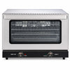 EasyRose 47L Commercial Convection Oven, 1600W Half Size Countertop Oven with 4 Racks, Stainless Steel, 150–500°F, 120-Min Timer