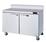 Hakka Brothers 2 Doors All Stainless Work Top Refrigerator - 48" wide, 13 cu/ft., R-290 Refrigerant