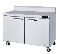 Hakka Brothers 2 Doors All Stainless Work Top Refrigerator - 48" wide, 13 cu/ft., R-290 Refrigerant