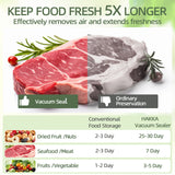 Hakka Chamber Vacuum Sealer, Commercial Vacuum Packaging Machine for Food Preservation and Sous Vide, Max. Bag 12.2in Width, Automatic Vacuum Pulse Sealer, 110V 460W