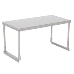Hakka 14" x 36" 商用厨房不锈钢单层架工作台