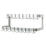 Hakka Brothers 84 in. Wall Mounted Commercial Stainless Steel Double Line Pot Rack