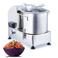 Hakka 9L Commercial Vegetable Cutter, 1800W Electric Food Processor with Limitless Speed Control 