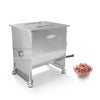 Hakka 22.5L/45lb Manual Meat Mixer, Fixed Stainless Steel Tank Commercial Sausage Mixer
