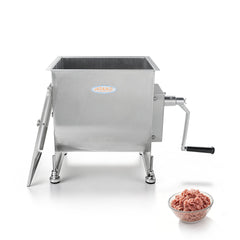 Hakka 45L/90lb Manual Meat Mixer Stainless Steel Hopper Food Mixer Machine 