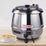 EasyRose 11 Qt Soup Warmers Commercial Soup Kettle Warmer Food Warmer with Lid，Silver