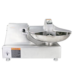 Hakka 5.5L Commercial Meat Bowl Cutter Mixer & Buffalo Chopper Food Processor, 550W 