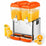 Hakka Brothers 2 x 12L Dual Bowl Refrigerated Beverage Dispenser, Commercial Juice Dispenser for Cold Drinks