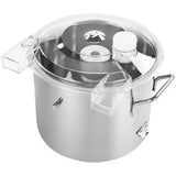 Hakka 6L Commercial Vegetable Cutter, 1800W Electric Food Processor with Limitless Speed Control