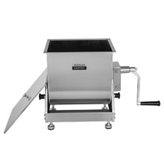Morganastro 30lbs Meat Mixer Manual Tilt Stainless Steel Sausage Mixing Machine