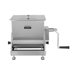Morganastro 30lbs Meat Mixer Manual Tilt Stainless Steel Sausage Mixing Machine