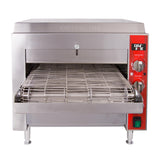 EasyRose 10.5-inch 1700W 120V commercial countertop conveyor pizza oven in stainless steel