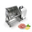 Open drum view of the Hakka 22.5L 45 lb stainless steel tilting meat mixer