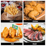 EasyRose Heavy Duty 45-50 lbs Natural Gas Deep Fryers