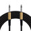 20 Feet Professional Guitar Instrument Cable with Black PVC Jacket Straight 1/4" TS to Straight 1/4" TS for Electric Guitar