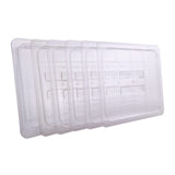 Clivia 1/2 Size Polycarbonate Food Pans Lid&Cover,Clear - Pack of 6