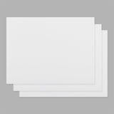 Clivia White Plastic Cutting Board Set of 3, 24 x 18 x 1 Inch Commercial Grade Chopping Board Large Cutting Boards for Kitchen - Dishwasher Safe, NSF Certified
