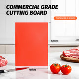 Clivia Commercial Grade Cutting Board for Kitchens,18 x 24 x 1/2 Inch, Multi-Color 6 of Pack Set,NSF Certified,for Vegetable Meat or Cheese
