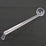Small Plastic Small Ladles 13'',Salad Ladles,Clear,Pack of 12